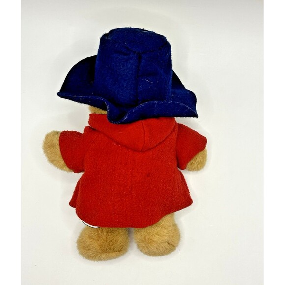 Vintage Eden Paddington Bear Plush Toy Doll w Tag Red Coat 1988 Stuffed Animal - Picture 11 of 16